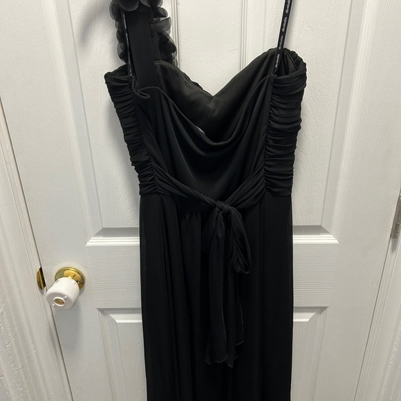 Studio Black Asymmetrical High-Low Cocktail Dress - Picture 10 of 13